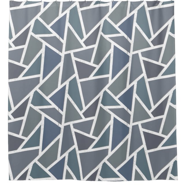 Blue-grey mosaic pattern (Front)