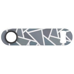 Blue-grey mosaic pattern bar key