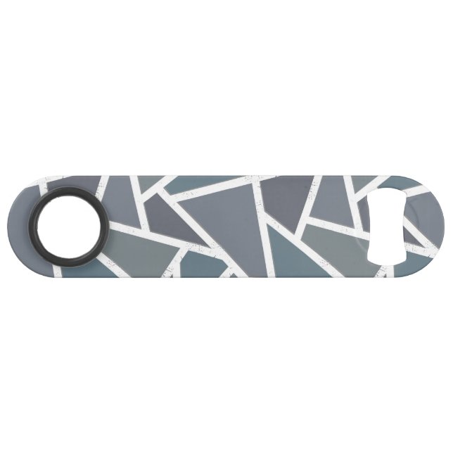 Blue-grey mosaic pattern bar key (Front (Horizontal))
