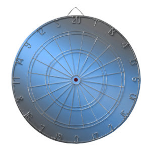 Blue & Grey Ombre  Dartboard