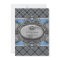 Blue Grey Plaid Baby Shower 