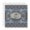 Blue Grey Plaid Baby Shower 