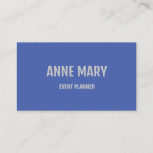 Blue Grey Professional Modern Colourful Elegant Business Card