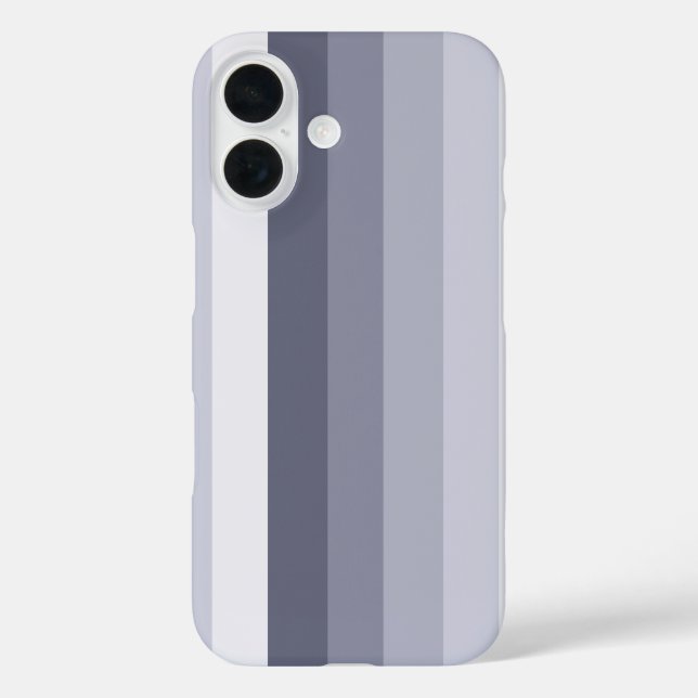 Blue grey shadow stripes Case-Mate iPhone case (Back)
