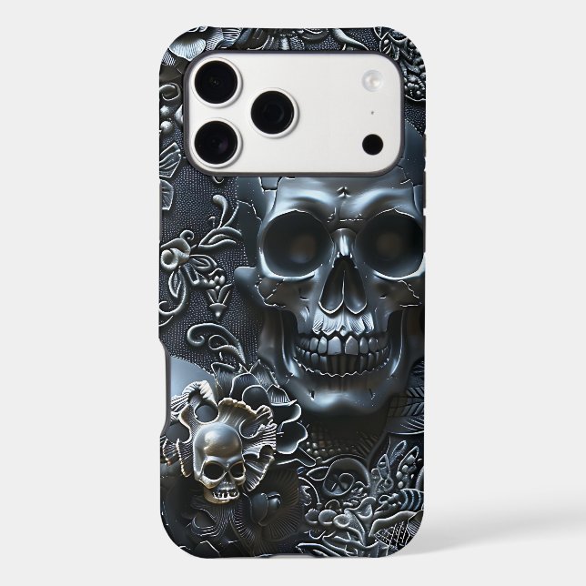 Blue Grey  Skull (Back)
