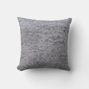 Blue Grey Speckled Marble Textured Pillow
