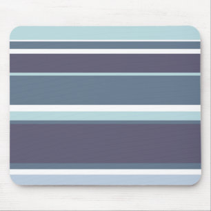 Blue-grey stripes mouse pad
