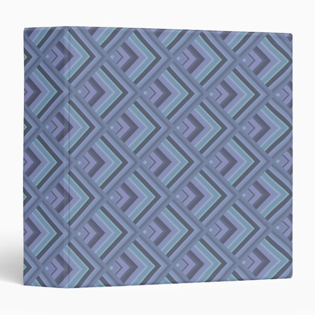 Blue-grey stripes scale pattern binder (Front/Spine)