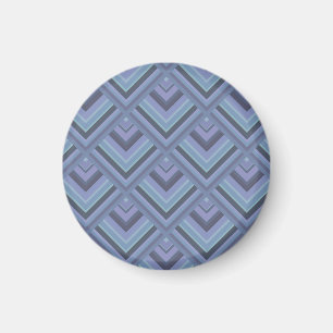 Blue-grey stripes scale pattern magnet