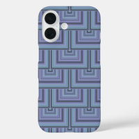 Blue-grey stripes square scales pattern