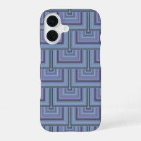 Blue-grey stripes square scales pattern