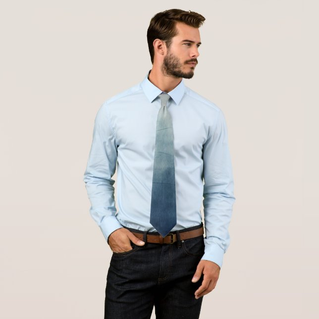 Blue Grey Tie (In Situ)