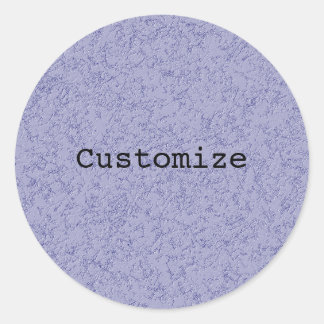 Blue Grey Wall - Template Classic Round Sticker