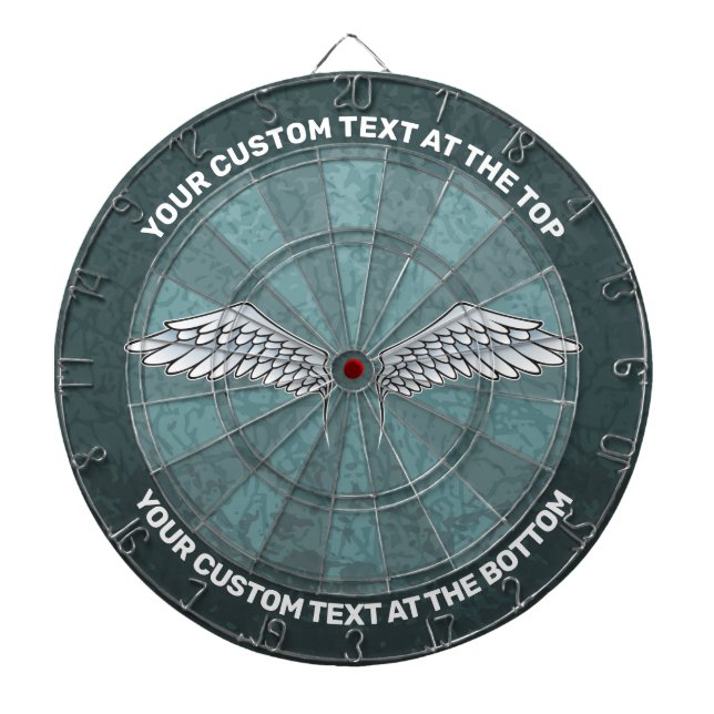 Blue-grey Wings Dart Board (Front)