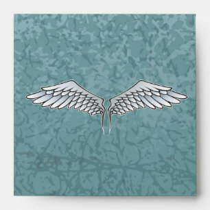 Blue-grey wings envelopes