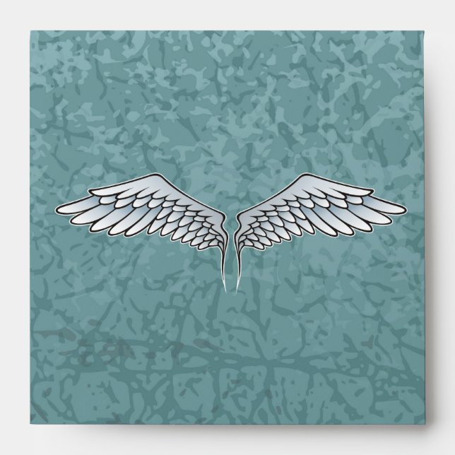 Blue-grey wings envelopes (Front)