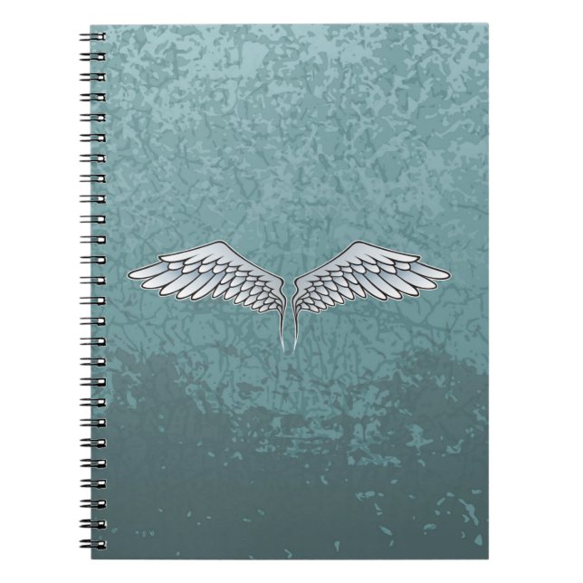 Blue-grey wings notebook (Front)