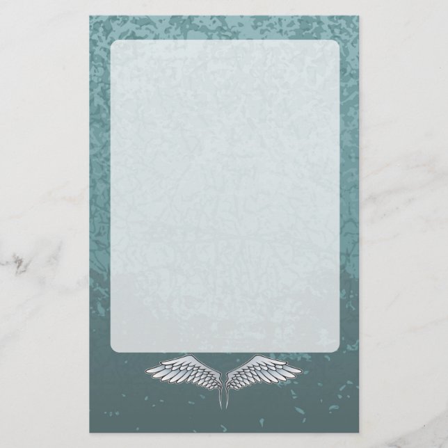 Blue-grey wings stationery (Front)