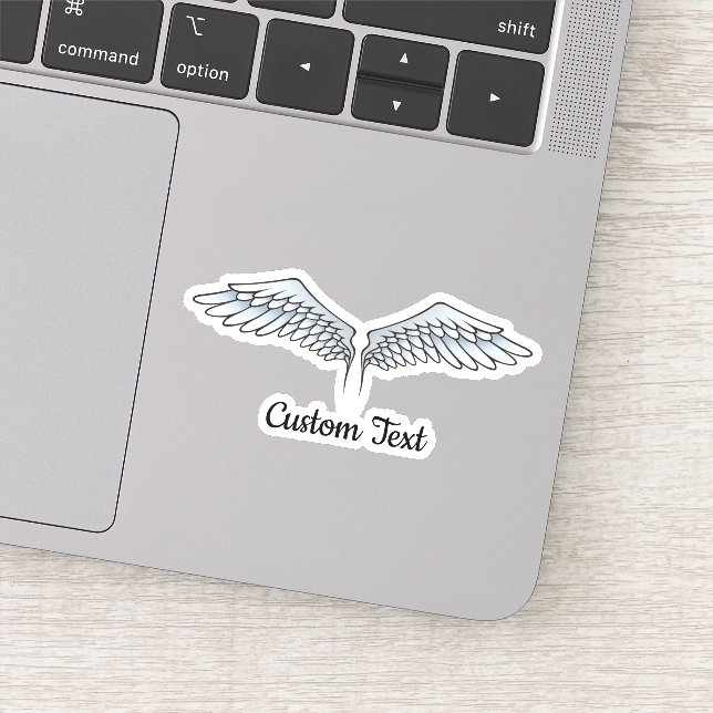 Blue-grey Wings Sticker (Detail)