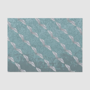 Blue-grey wings tissue paper