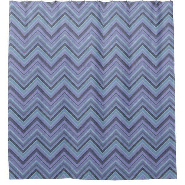Blue-grey zigzag stripes (Front)