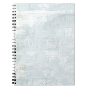 Blue Grunge Art Page Notebook