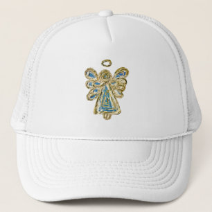 Blue Guardian Angel Custom Art Casquette ou Casque