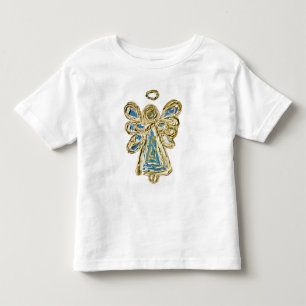 Blue Guardian Angel Custom Holiday Art Shirt