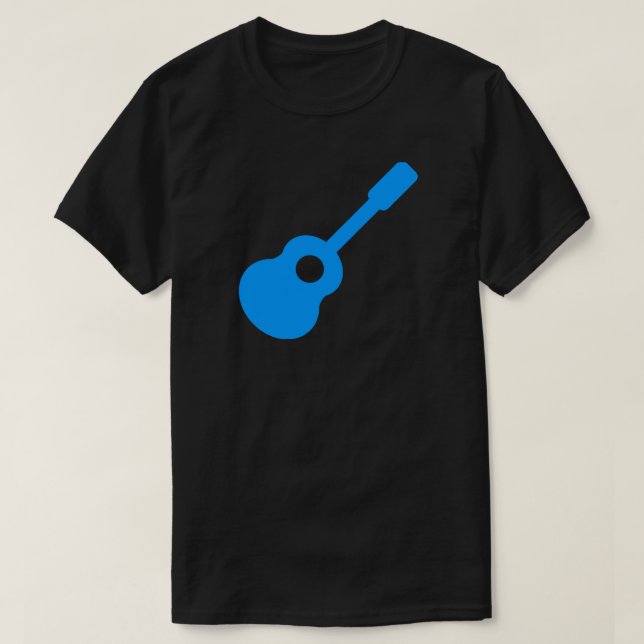 Blue Guitar T-Shirt (Design Front)