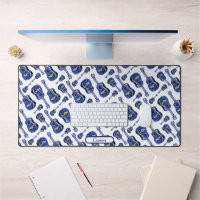 Blue Guitars Pattern Monogram