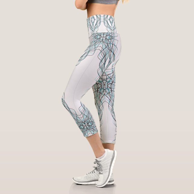 blue gyroscope capri leggings (Left)