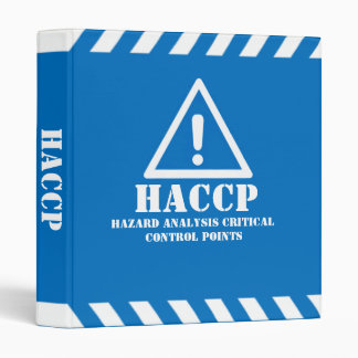 Blue HACCP Binder