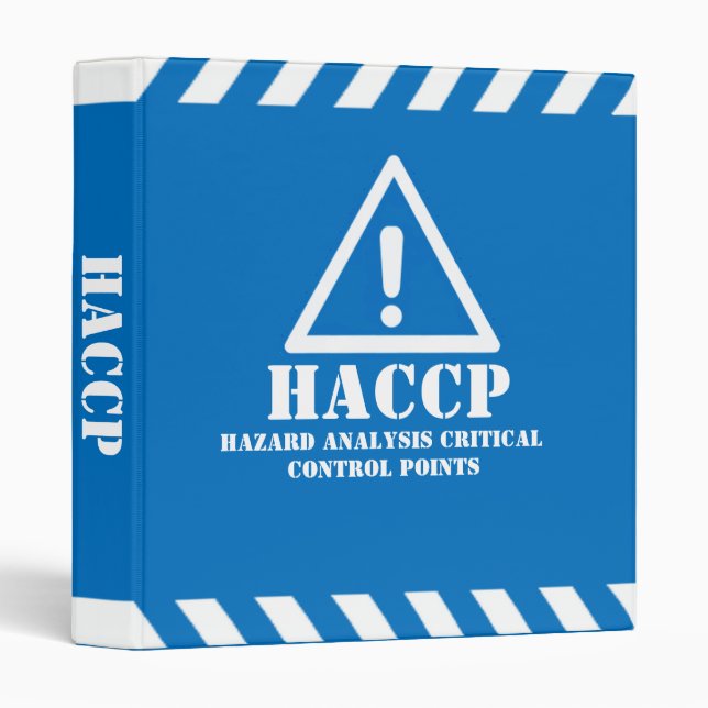 Blue HACCP Binder (Front/Spine)