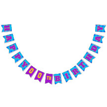 BLUE Happy Birthday | Editable