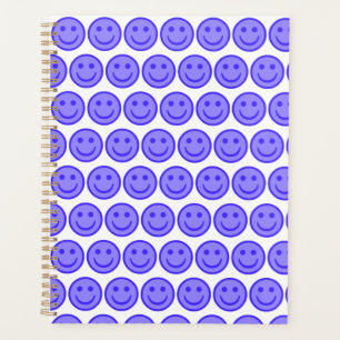 Blue Happy Face Planner