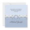 Blue Harmony First Communion Invitation