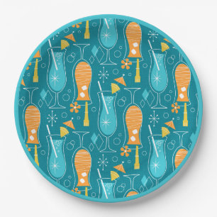 Blue Hawaii and Tropical Itch Paper Plate