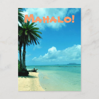 Blue Hawaii Beach Postcard