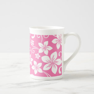 BLUE HAWAII (BUBBLE GUM PINK) BONE CHINA MUG