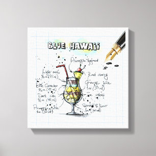 Blue Hawaii Canvas Print