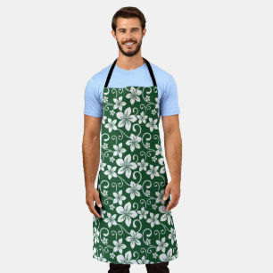 BLUE HAWAII (FOREST GREEN) APRON