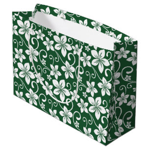 BLUE HAWAII (FOREST GREEN) LARGE GIFT BAG