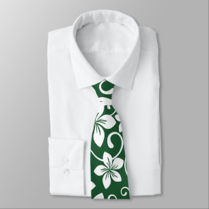 BLUE HAWAII (FOREST GREEN) TIE