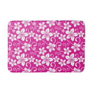 BLUE HAWAII (HOT PINK) BATH MAT