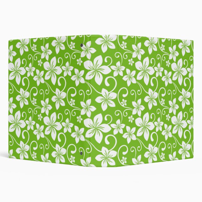 BLUE HAWAII (LIME) 3 RING BINDER (Background)