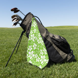 BLUE HAWAII (LIME) GOLF TOWEL