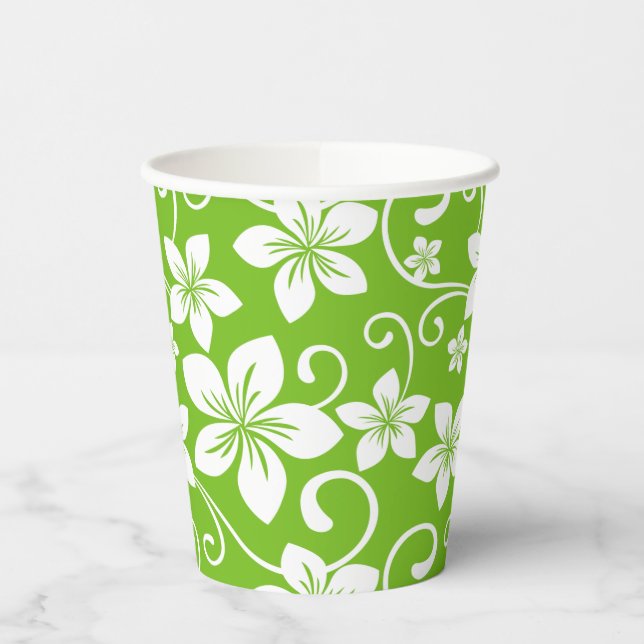 BLUE HAWAII (LIME) PAPER CUPS (Left)