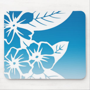 Blue Hawaii Mouse Pad