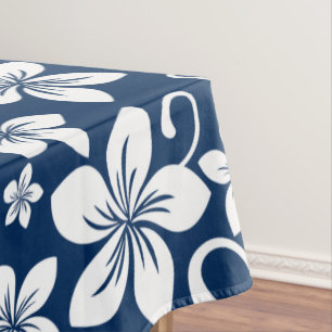 BLUE HAWAII (NAVY BLUE) TABLECLOTH