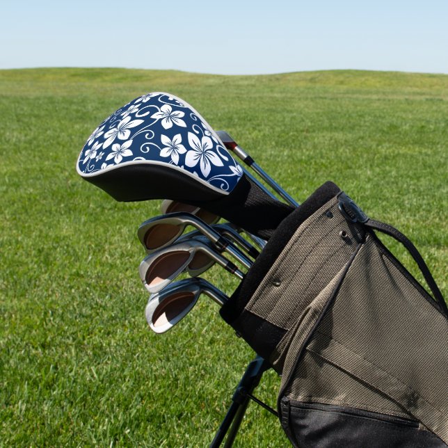 BLUE HAWAII (NAVY) GOLF HEAD COVER (In Situ)